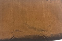 Thai Silk Fabric Copper High Sheen Luxurious Luster Handwoven From Thailand