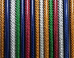 2X 50cm 3K Multicolour Carbon Fiber Fibre Round Tube 10/12/16/20/22/25/30MM