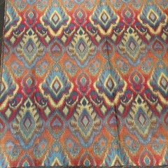 Richloom Ikat Fabric Sagamore 57×73 2yd Upholstery Boho Tribal Global Maximalism