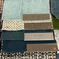 Designer Upholstery Fabric Swatch Lot 40+ Pieces 8” x 8” ROMO Zinc Villa Nova