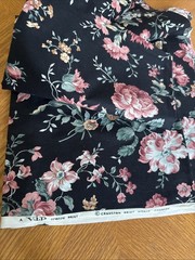 Vintage Fabric Lot Cotton Floral Dark Moody Victorian Cottagecore Calico 4.5 Lb+