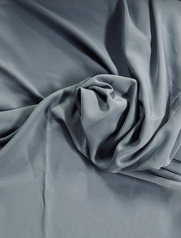 Heavy Polyester Fabric Remnant Dusty Blue Color 53” (1 3/8 yards) L x 57” W