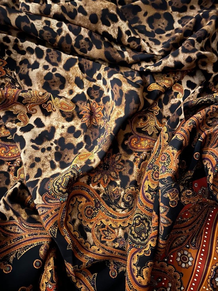 Authentic and rare Top Italian designer luxury dress Fabric. Made in Italy