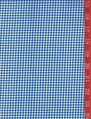 BLUE small check COTTON fabric DOLL CLOTHES quilt-craft-sew sold by the 1/2 YD