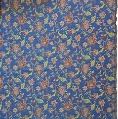 Robert Allen Bromsgrove Dresden Blue Jacobean Jacquard Decor Fabric OOP 1.6 YDS