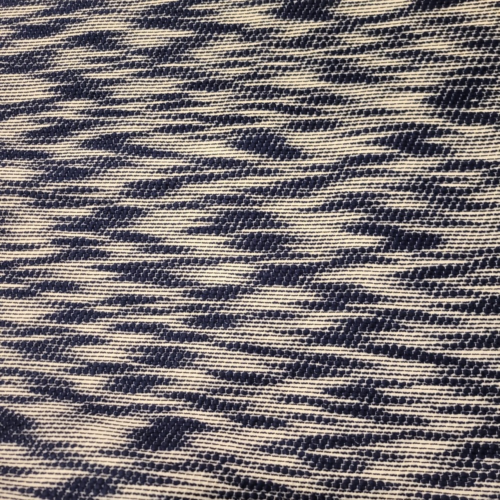 Blue & White Flat (Faux) Boucle – Easy to Work With, Italian Designer Overstock!