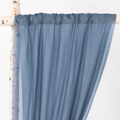 MLMW Dusty Blue Wedding Arch Draping Fabric 1 Panel 29″ X 20Ft Sheer Wedding Arc