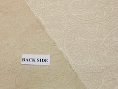 BRUNSCHWIG & FILS RANI MATELASSE OYSTER BEIGE HIGH END FABRIC BY YARD 52″W
