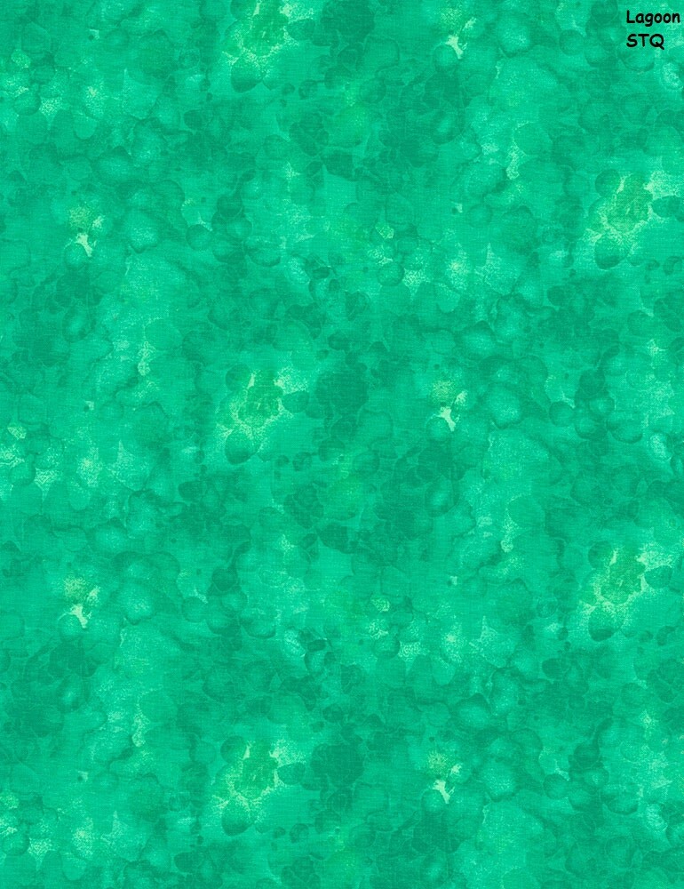 Solid-ish Tone on Tone cotton quilt fabric BTY Timeless Treasure LAGOON green