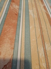 1 Yard 100% Cotton Satin Shand Kyld Palazzo Striped Fabric Made in England