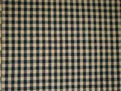 Homespun Fabric by the yard, Cotton Material, Farmhouse, Country, Black Check,