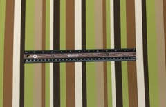 OUTDURA SOLIEL PISTACHIO GREEN BROWN CANVAS STRIPE OUTDOOR MULTI FABRIC 1.5 YARD