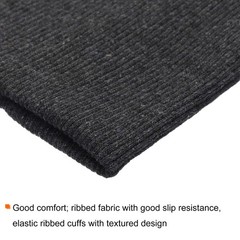 Elastic Cuffs Ribbed Trims Cotton Fabric Knit Rib Stretch Tape Dark Grey