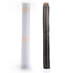 40″ – 118″ Real Carbon Fiber Fabric Cloth Roll 3k 200gsm 2×2 Twill Weave Black
