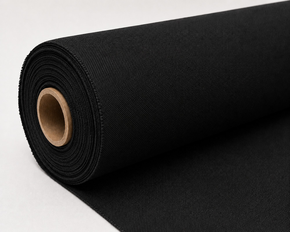 Black 500D Cordura Nylon Fabric 62″ DWR coated by the Yard