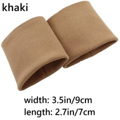 1 Pair Sweater Coat Cuff Fabric Rib Knit Cotton Stretch Trim Sew DIY Soft Casual