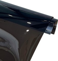 ONEART | Black Transparent Leather Vinyl, 30 Gauge Solid Color See-Through Wa…