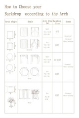 Ling’s Moment 32Ft x 30″ Extra Long Wrinkle-Free Wedding Arch Chiffon Draping…
