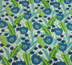 6 Yds Richloom Fornett in Lagoon 54″ Wide 100% Polyester Outdoor Floral