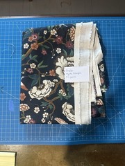 Pindler Myrtle Midnight P6486 Multicolor Floral Fabric, 3 1/3 Yards