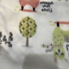 PASTEL LLAMAS On White Soft Fabric 60”x80” Joann’s Linens Style #47817 Anti-pull