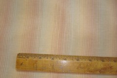 ONE yard Fancy MOIRE Fabric Stripe Satin DRAPERY Rosedust 55″ x 36″ BTY