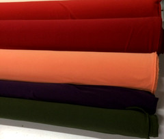 I.T.Y POLYESTER SPANDEX JERSEY DRESS FABRICS – 150cm WIDE : PRICE BY 1/2 METRE :