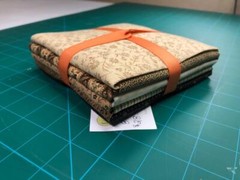 8 Fat Quarter Bundle Brown, Cream, Neutrals Quilters Project Stash Builder