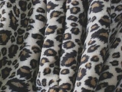 BABY LEOPARD CHEETAH MINKY CUDDLE SILKY PLUSH SEW QUILT CRAFT FABRIC BTY+PRECUTS