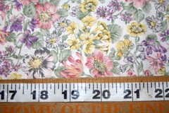 MIXED, MULTICOLORED FLORALS FROM THE LONDON COLLECTION – 100% COTTON FABRIC
