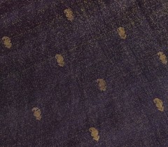 Sushila Vintage Purple Scrap Sari Zari Woven Kanjivaram Pure Tissue Silk Saree