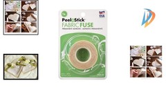Instant Bond PeelnStick Fabric Fuse Tape – 5/8″ x 20 ft for Quick Fabric Repairs