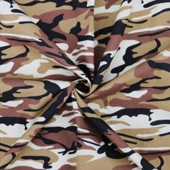Cotton Poplin 57” Wide By Yard Army Green Camouflage Cotton Fabric Sewing Craft