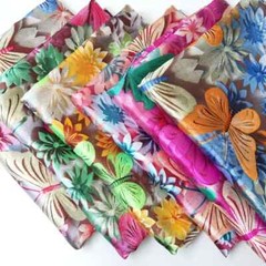 Satin Fabric 58″ Wide By Yards Silky Charmeuse Material Butterfly Satin Fabric
