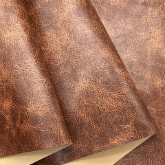 Soft Smooth Distressed Upholstery Synthetic Leather 16″X54″(41X137Cm) Crazy H…