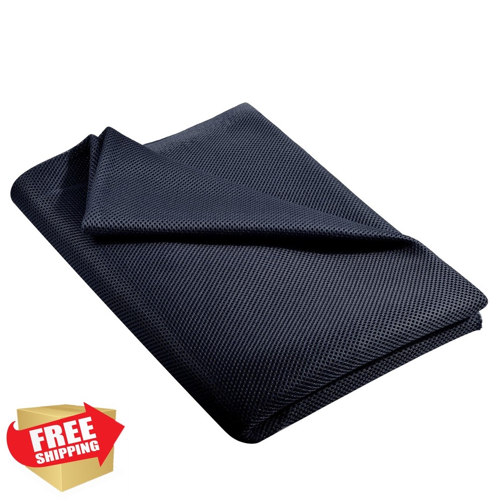 FOCMKEAS Navy Blue 1.64 FT Speaker Grill Cloth Mesh Fabric
