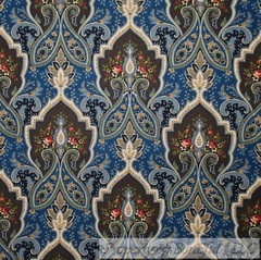BonEful FABRIC FQ Cotton Quilt White Brown Boy Football Saturday Evening Post US