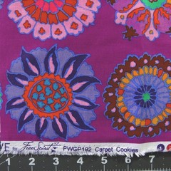 Kaffe Fassett Coll. , CARPET COOKIES, PWGP 192, Red, One Yard