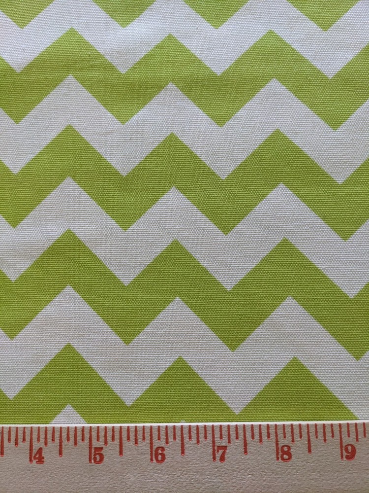 36×57″ (1 Yard) Green Chevron Duck Fabric New Riley Blake Diy Sew Sewing Craft