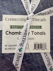 CHAMBRAY TONALS LANDSCAPE LAYER CAKE BY CONNECTING THREADS 40PC 10X10 NEW