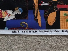 NEW Erte Revisited Woodrow Studio London England Art Deco Cotton Fabric 2.75 yds