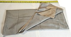 4 lbs Fabric Remnant Tulle Polyester Lining Mesh Sheer Faux Taffeta Stripe White