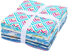 -25 Options- 100% Cotton Quilting Fabric Bundles 10Pcs Fat Quarters 18”X21”-Medi