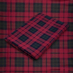Red and Green Tartan Plaid Cotton Flannel Fabric – 60″ Wide – Sold by the Yard