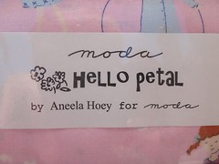 HELLO PETAL Charm Pack, Aneela Hoey, Factory Cut 42 Layers of 5″ x 5″