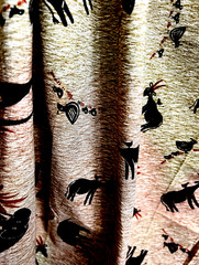 African Animal Print Fabric Michael Miller Sweet Serengeti Black Brown 42 x 36″L