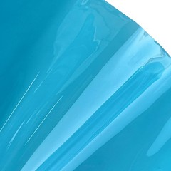 | 12 Gauge Clear Tinted Plastic Vinyl, 16″x48″ See Through Vinyl Fabric-Sky Blue