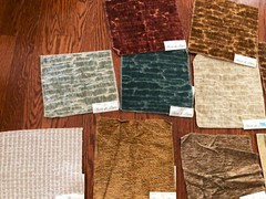 DECOR de PARIS 24 pcs Mixed Lot 6″ – 13″ Thick Fabric Samples