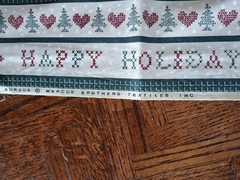 Faye Burgos Marcus Brothers Fabric Panel, Cut & Sew Christmas Quilt Block