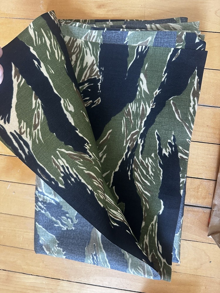 500d cordura fabric tiger stripes 1 yard